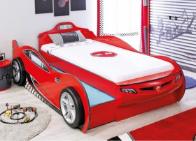 CARBED Кровать-машина Coupe с выдвижной кроватью Red 20.03.1306.00 в Брянске - bryansk.katalogmebeli.com | фото