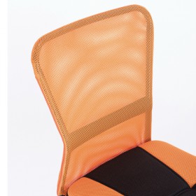 Кресло компактное BRABIX Smart MG-313 (черный, оранжевый) в Брянске - bryansk.katalogmebeli.com | фото 4