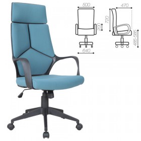 Кресло офисное BRABIX Prime EX-515 (голубая ткань) в Брянске - bryansk.katalogmebeli.com | фото