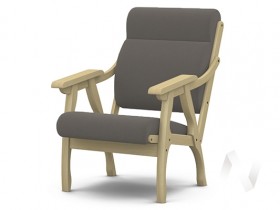 Кресло Вега-10 (бесцветный лак/ULTRA STONE) в Брянске - bryansk.katalogmebeli.com | фото