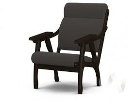 Кресло Вега-10 (венге лак/ULTRA GRAFIT) в Брянске - bryansk.katalogmebeli.com | фото 1