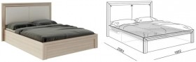 Кровать 1,6 Глэдис (М32) с подъемным механизмом Распродажа в Брянске - bryansk.katalogmebeli.com | фото 2