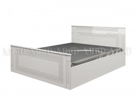 Кровать Афина-1 1,6 м (Белый/Белый глянец) в Брянске - bryansk.katalogmebeli.com | фото
