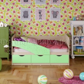 Кровать Бабочки 2,0м (Салат матовый) в Брянске - bryansk.katalogmebeli.com | фото
