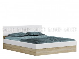 Кровать с подъемным механизмом 1,4 спальня Фортуна (Дуб сонома/белый глянец) в Брянске - bryansk.katalogmebeli.com | фото