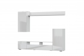 Мебель для гостиной МГС 4 (Белый/Белый глянец) в Брянске - bryansk.katalogmebeli.com | фото 7