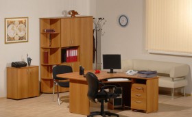 Мебель для персонала Рубин 42 Светлый миланский орех в Брянске - bryansk.katalogmebeli.com | фото 2