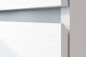 Модульная система "Токио" Тумба прикроватная Белый текстурный / Белый текстурный в Брянске - bryansk.katalogmebeli.com | фото 4