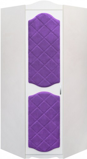 Шкаф угловой Иллюзия 32 Фиолетовый в Брянске - bryansk.katalogmebeli.com | фото