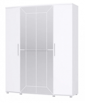 Шкаф 4х дверный Амели 1805 Белый в Брянске - bryansk.katalogmebeli.com | фото