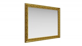 Зеркало навесное "Айрум"/(дуб кальяри / профиль: золото с орнаментом) в Брянске - bryansk.katalogmebeli.com | фото